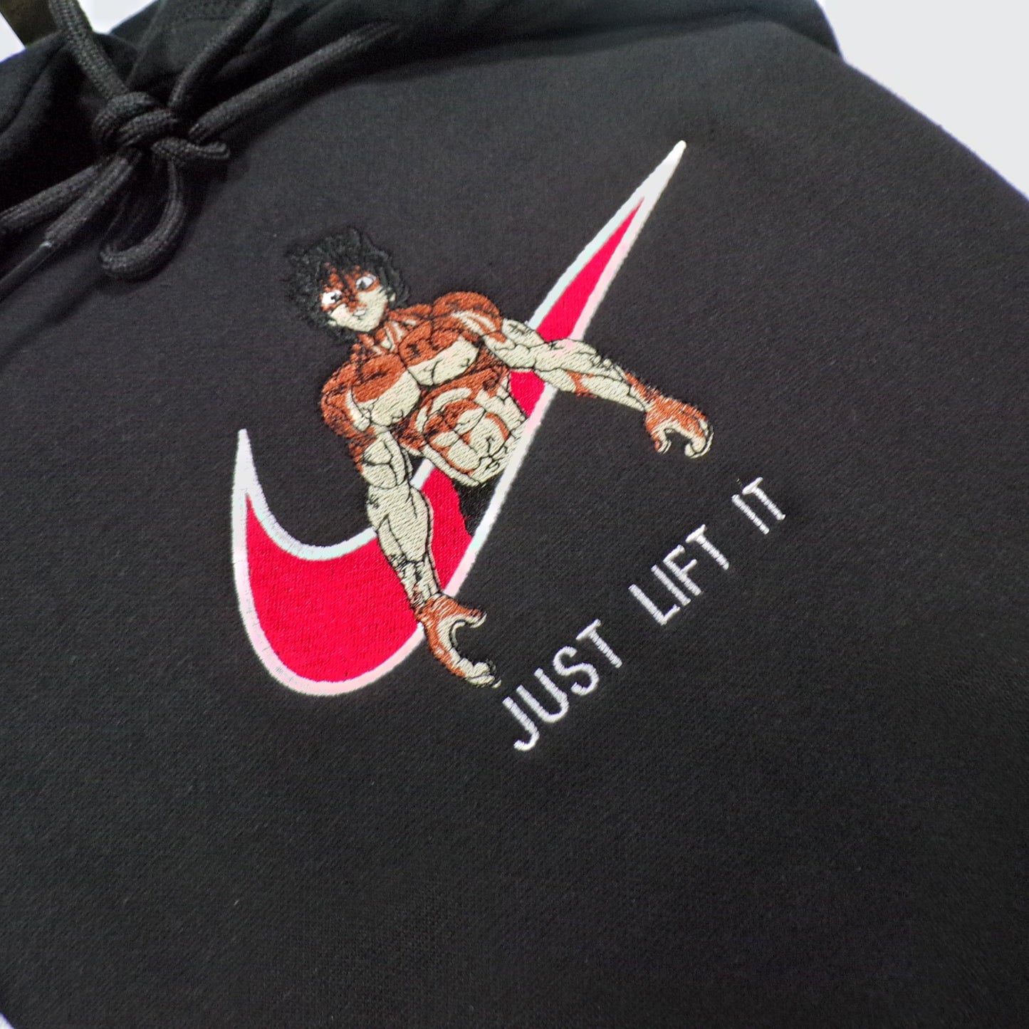 “Just Lift It Baki” Embroidered Hoodie - Buy One Get One 50% OFF