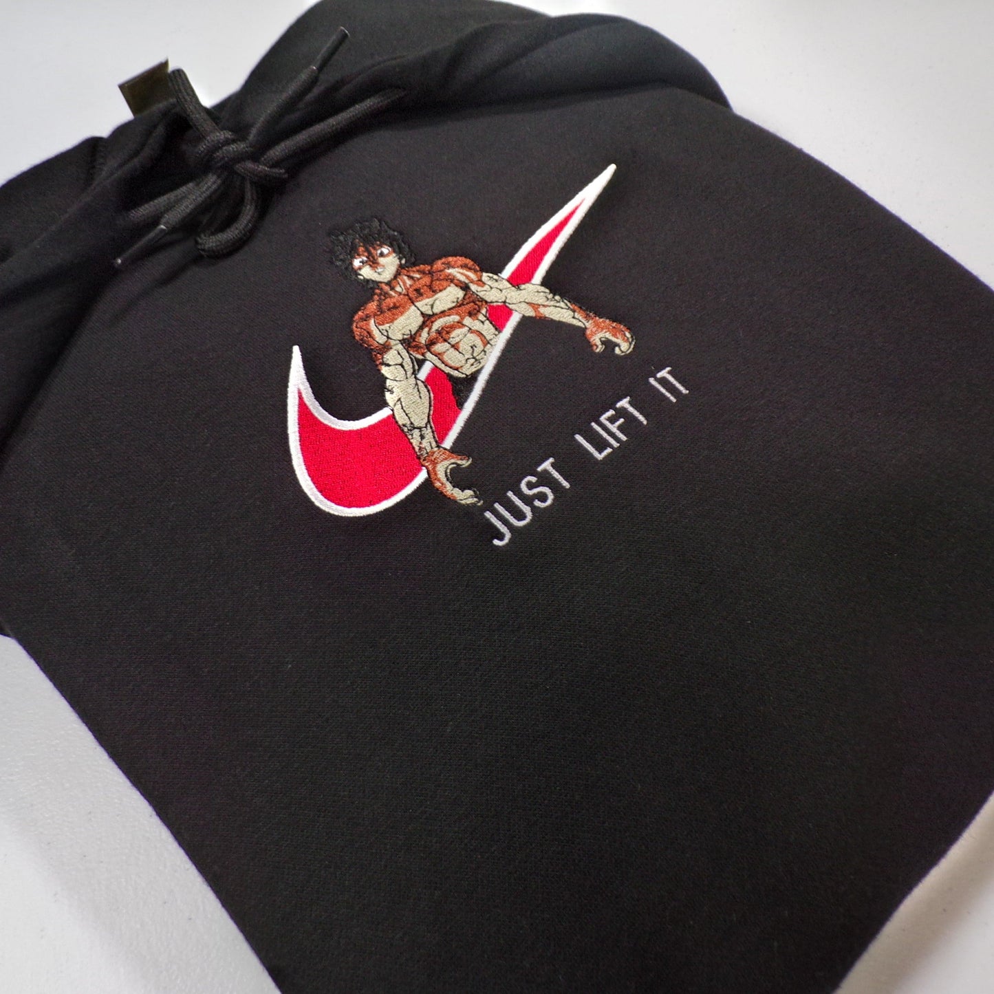 “Just Lift It Baki” Embroidered Hoodie - Buy One Get One 50% OFF