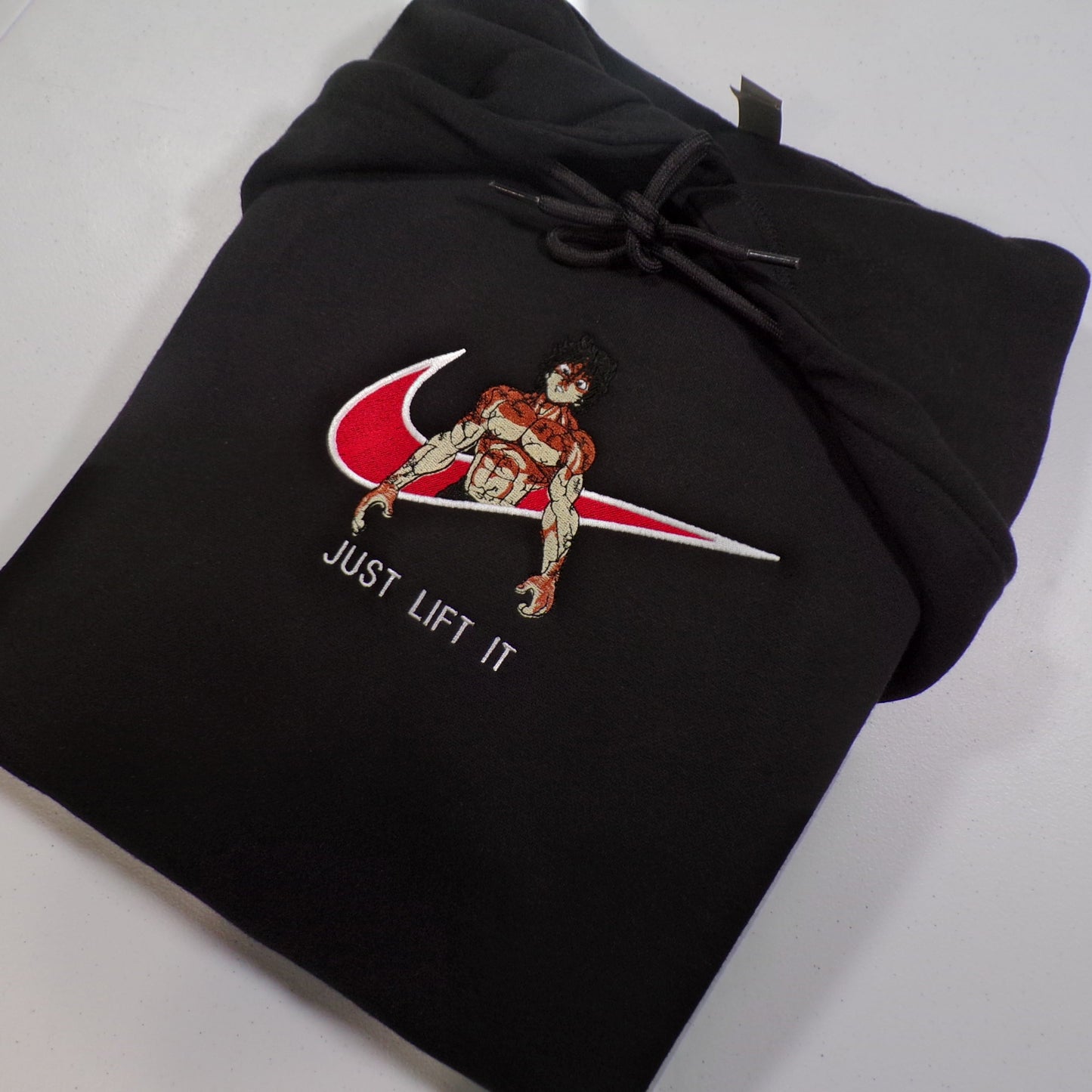 “Just Lift It Baki” Embroidered Hoodie - Buy One Get One 50% OFF