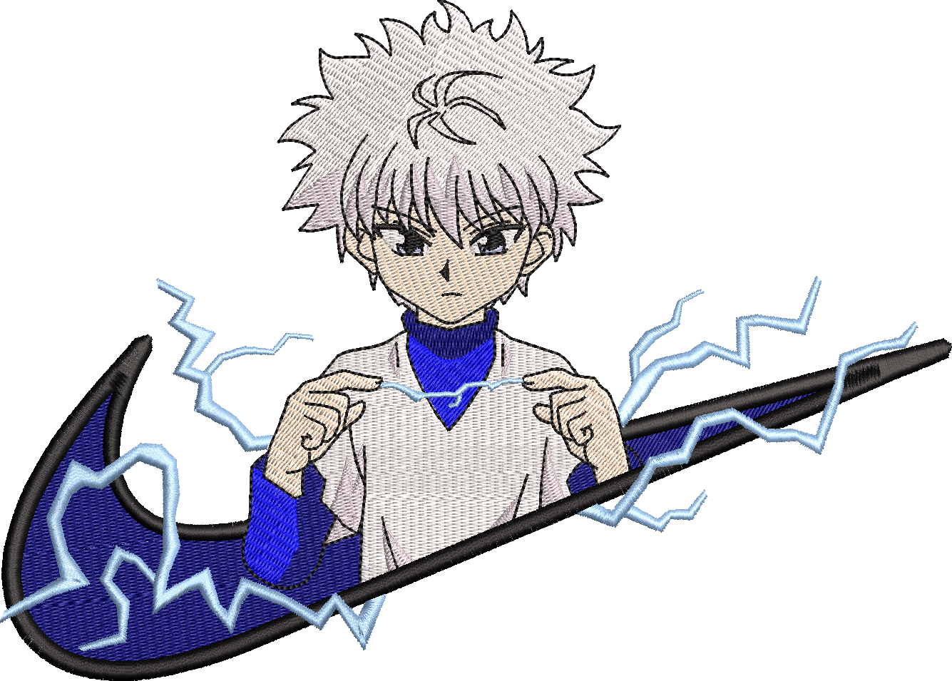 Killua Zoldyck 3 | Hunter x Hunter | Hoodie/Sweat brodé