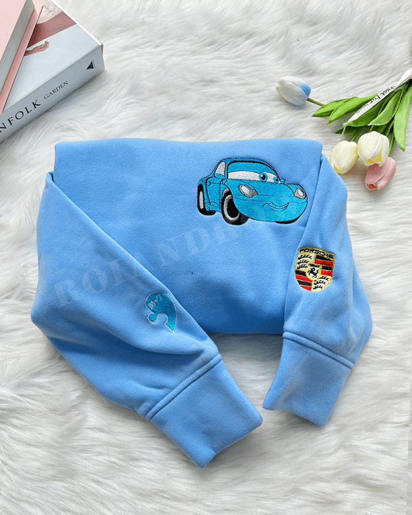 Lightning Cars Family Embroidered Sweatshirt - Buy One Get One 50% OFF